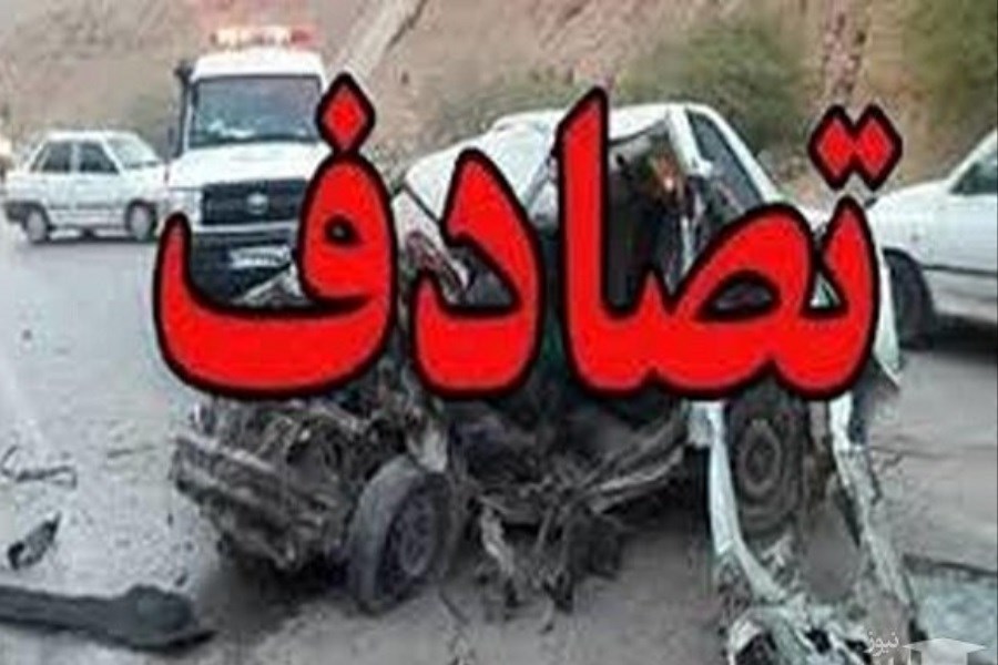 تصویر حادثه رانندگی تربت حیدریه یک کشته و چهار مصدوم