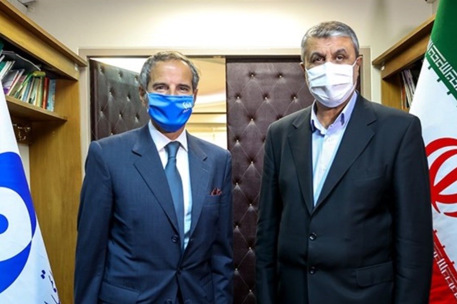 دیدار رافائل گروسی با اسلامی در تهران