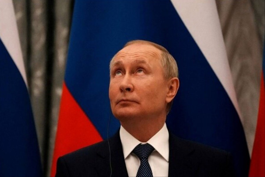 تصویر پوتین: تحریم‌ها یعنی اعلام جنگ به روسیه