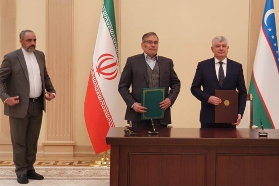 تصویر ایران و ازبکستان سند همکاری امضا کردند