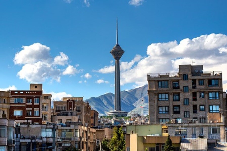 تصویر هوای تهران برای گروه های حساس در وضعیت ناسالم قرار گرفت