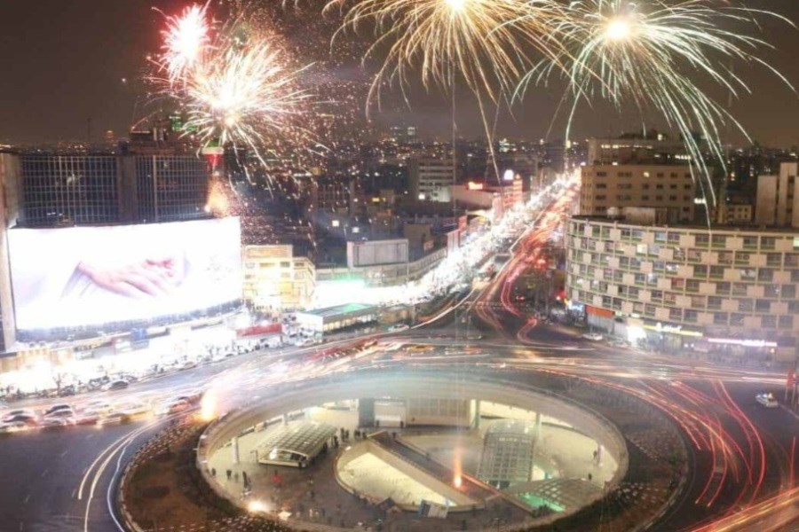 نورافشانی کلیه مناطق تهران به مناسبت جشن نیمه شعبان