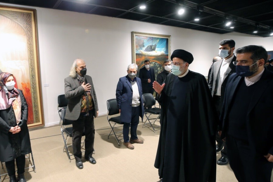 حضور رئیس جمهور در موزه هنرهای معاصر تهران
