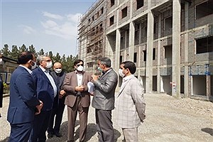 بازدید وزیر بهداشت از پروژه های در حال ساخت دانشگاه علوم پزشکی مشهد