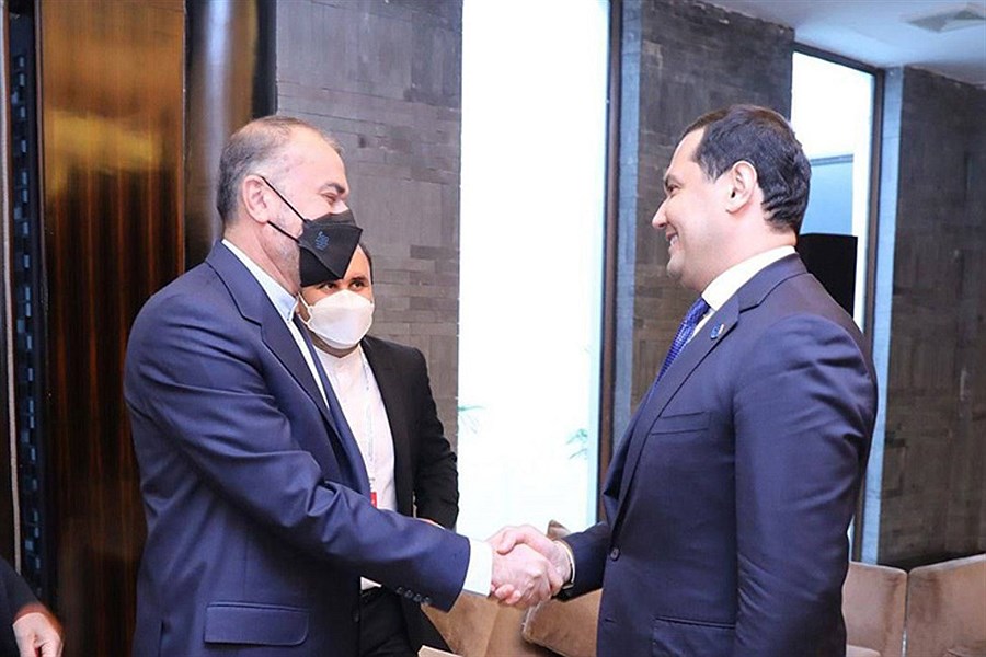 تصویر دیدار و گفتگوی وزیر امور خارجه کشور با معاون نخست وزیر ازبکستان