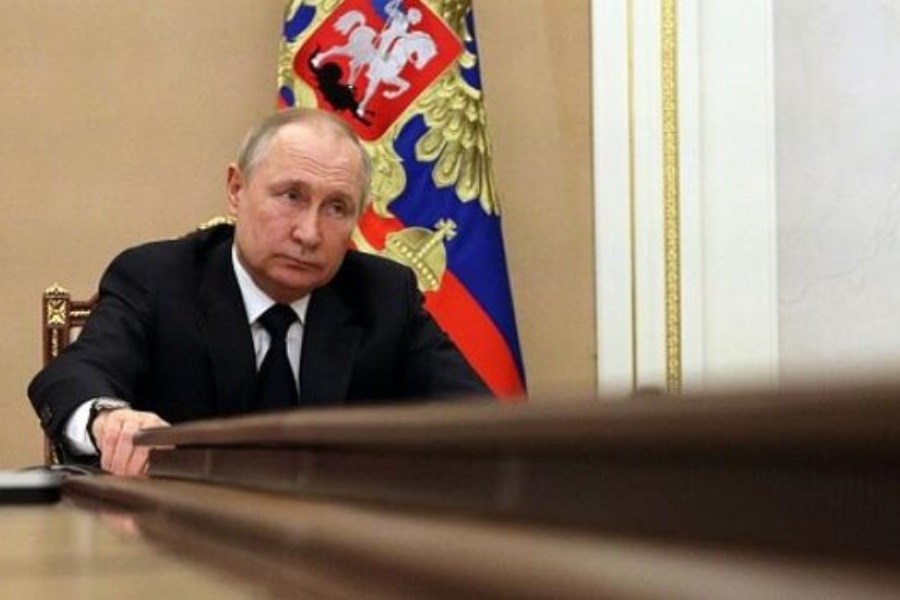 تصویر پوتین قصد اعلام پیروزی در اوکراین را دارد