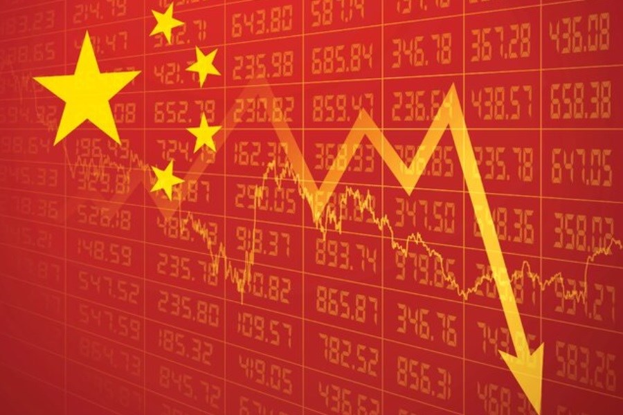 تصویر سهام چین سقوط کرد