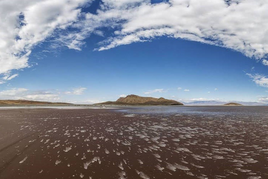تصویر ۹۵ درصد دریاچه ارومیه خشک شد