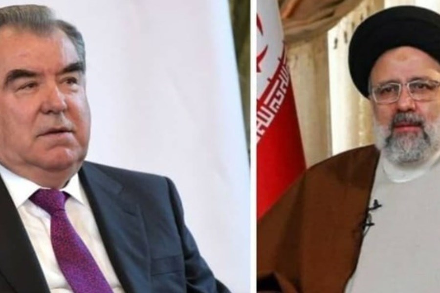 تصویر گفت‌ وگوی تلفنی روسای جمهور تاجیکستان و ایران