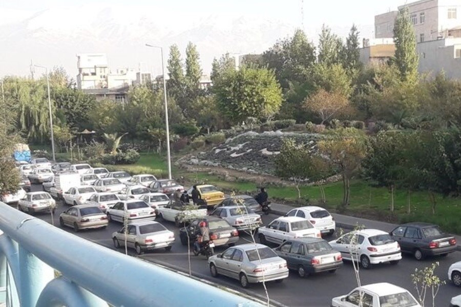 ترافیک پرحجم در محورهای مواصلاتی استان قزوین