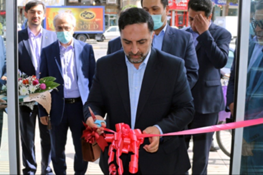 تصویر افتتاح شعبه جدید بانک سینا در شهر قزوین