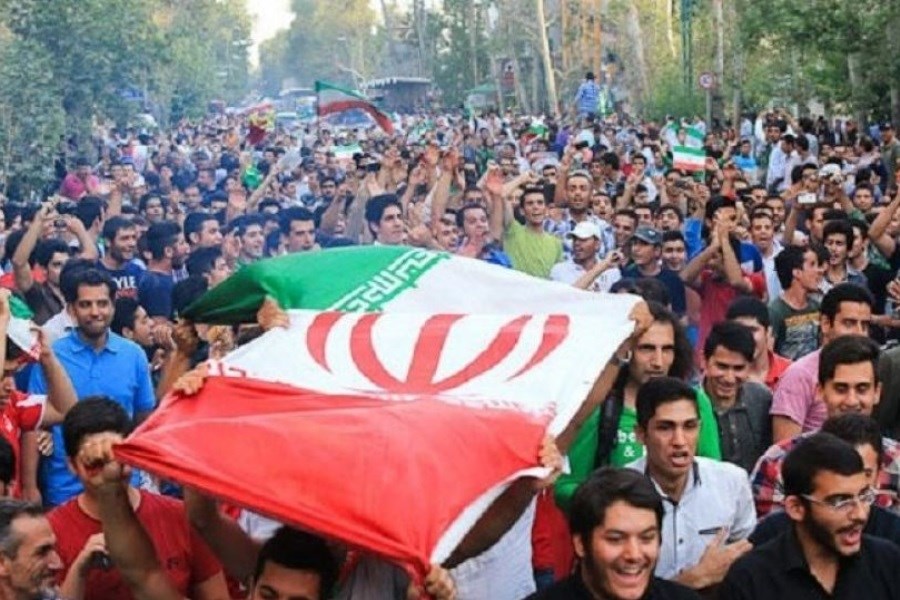 تصویر مردم ایران بار دیگر درخشیدند