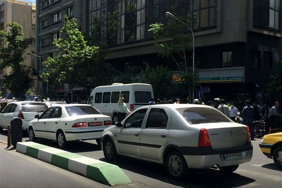 تصویر حادثه خیابان طالقانی امنیتی نبود