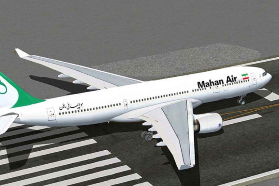 تصویر علت فرود اضطراری هواپیمای ماهان در آلماتی