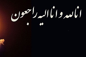 تصویر  درگذشت شوالیه شعر ایران