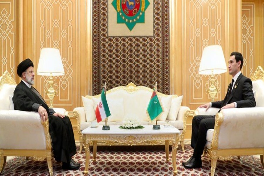 دیدار روسای جمهور ایران و ترکمستان