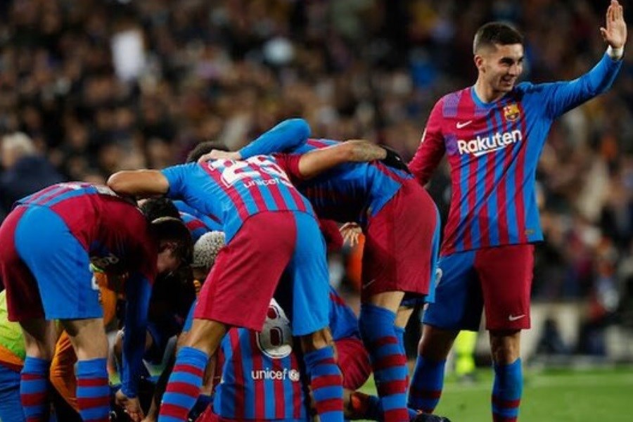 تصویر تلفات بارسلونا در شب صعود