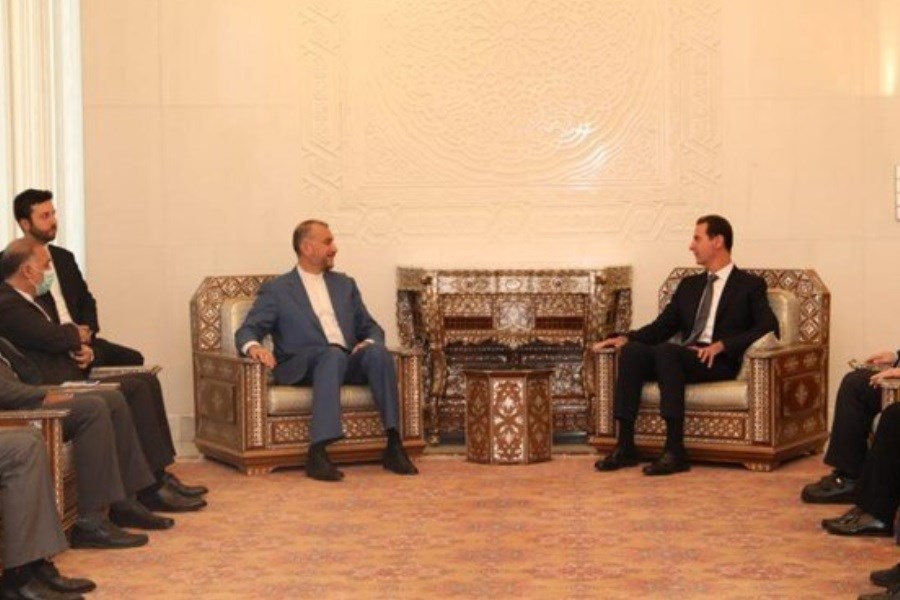 تصویر جزئیات دیدار امیرعبداللهیان با بشار اسد در سوریه