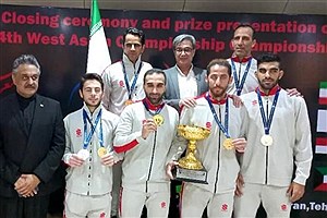 پایان رقابت‌های اسکواش غرب آسیا&#47; ایران قهرمان شد