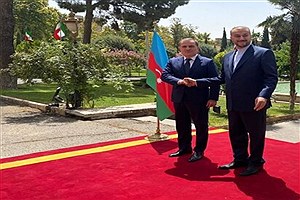 تصویر  دیدار امیر عبداللهیان با وزیر امور خارجه آذربایجان