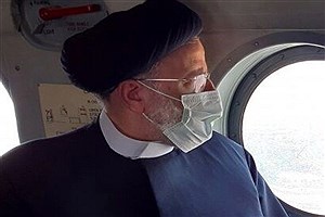 بازدید هوایی رئیسی از پایانه مرزی پرویز خان