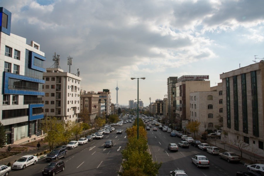 تصویر کاهش ۳۵ درصدی بارندگی‌های تهران