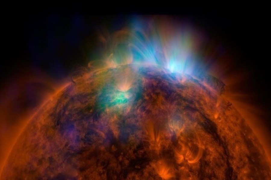 ناسا تصویری خیره‌کننده از خورشید را منتشر کرد