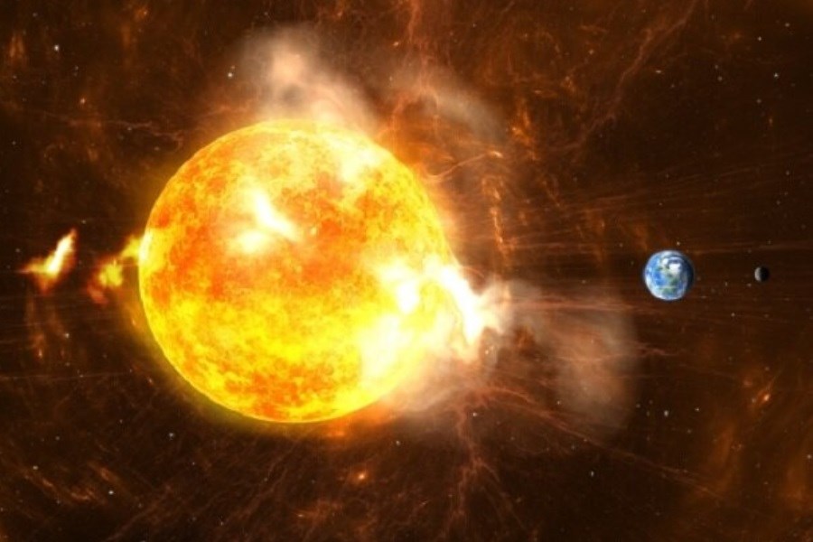 تصویر انفجار بزرگ در پشت خورشید&#47; پیامدهای آن به زمین می‌رسد؟