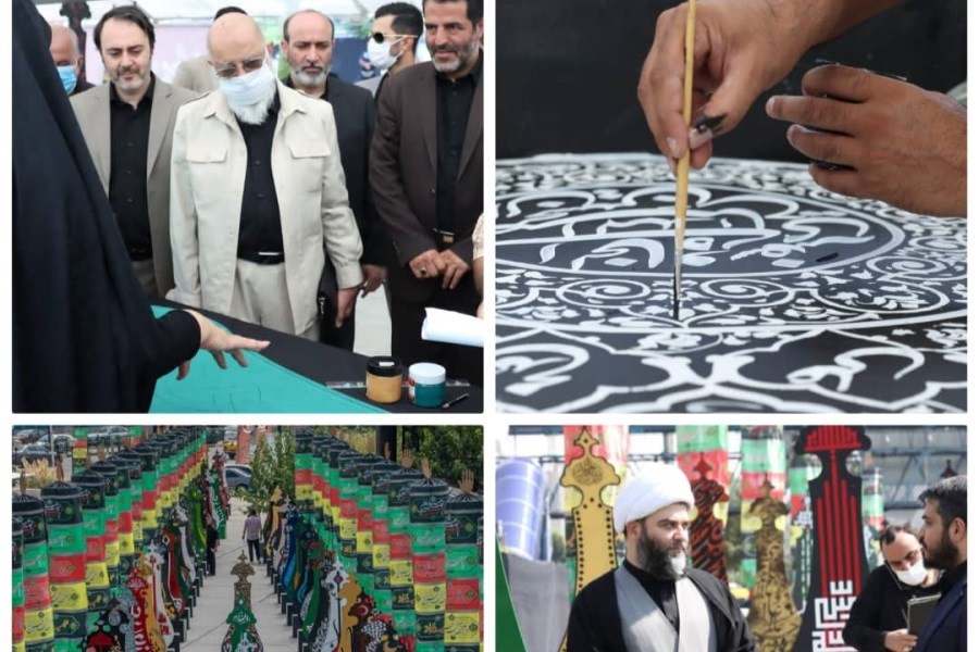 تصویر آغاز نخستین رویداد هنری نقاشی‌خط در تهران