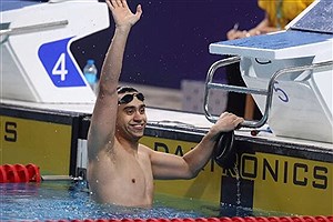 تصویر  رکوردشکنی شناگران ایرانی در بازی‌های کشورهای اسلامی