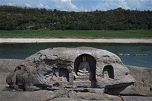 این مجسمه‌های بودا بر اثر خشکسالی پیدا شدند!