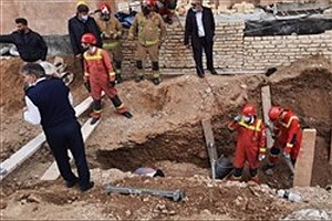 سقوط خونین زن شیرازی در محل گودبرداری