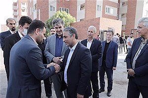 بازدید مدیرعامل بانک مسکن از پروژه زیتون ۶ پردیسان