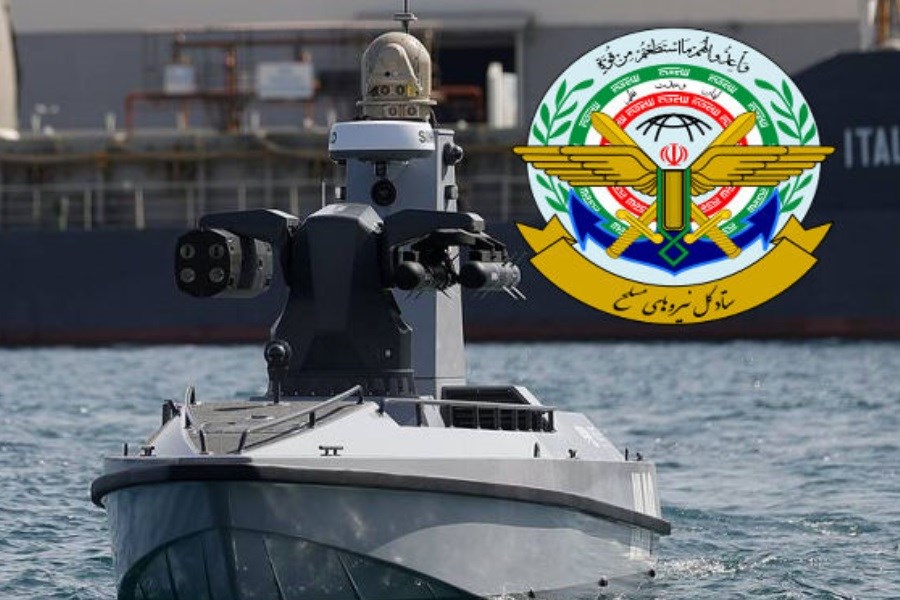 تصویر هشدار ایران به شناورهای بدون سرنشین آمریکایی در خلیج فارس و دریای عمان