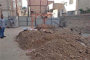 حفاری غیرمجاز حمام تاریخی در تهران به بهانه ساخت و ساز!