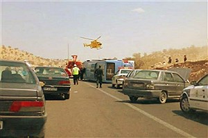 اتوبوس زائران ساوجی در مهران واژگون شد