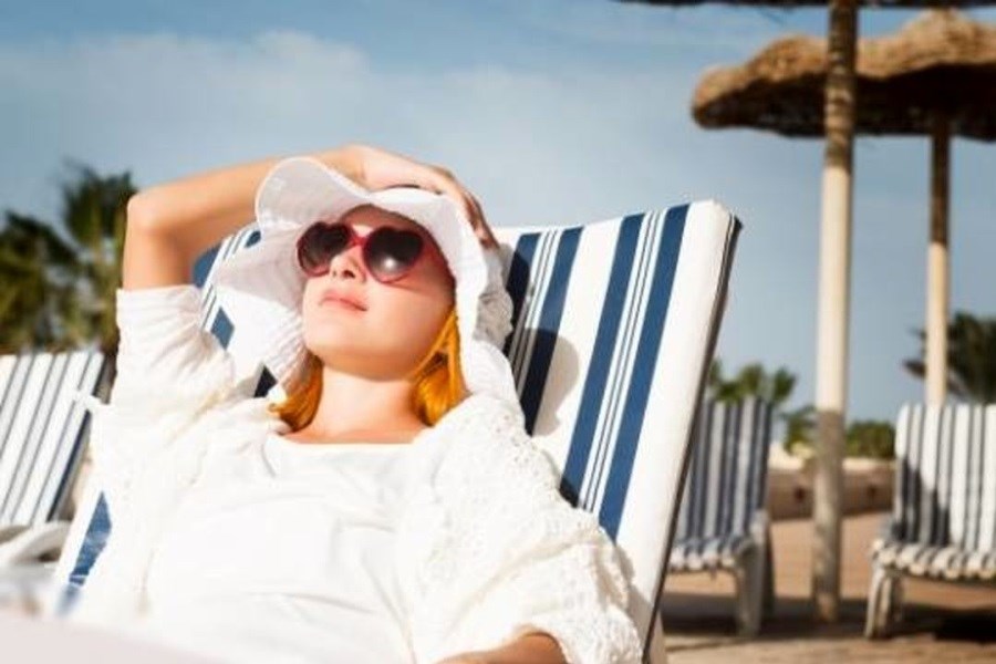 تصویر کاهش چربی شکم با آفتاب گرفتن
