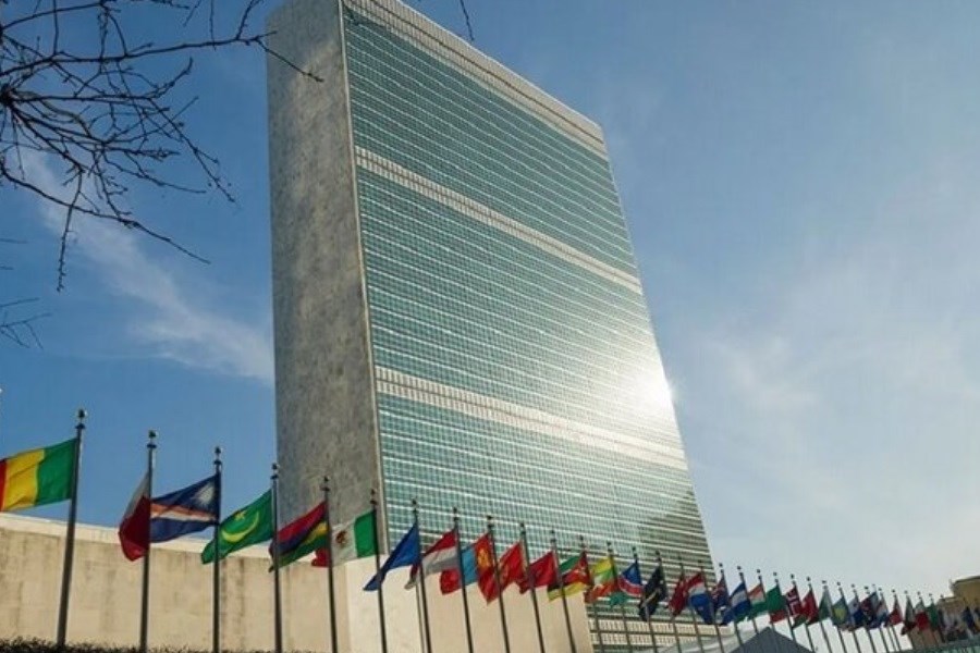 تصویر پیام تسلیت دفتر سازمان ملل در تهران در پی فوت مهسا امینی