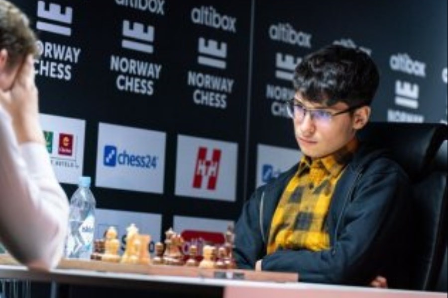 تصویر فیروزجا در رقابت‌های شطرنج فیشر سنت لوئیس، دوم شد