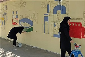 &quot; نقش مهر&quot; بر دیوارهای مدارس پایتخت