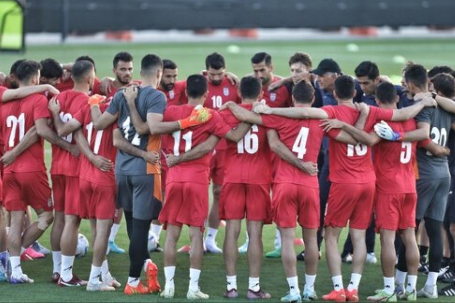تصویر تصویری جالب از بازیکنان تیم ملی در قطر + عکس
