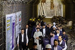 جزئیات بازدید رئیس‌جمهور از روند احداث مترو اسلامشهر