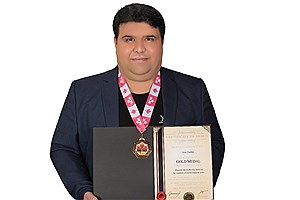 کسب مدال طلای مسابقات اختراعات ICAN کانادا 2022 توسط امیر چشمی مخترع خلاق ایرانی