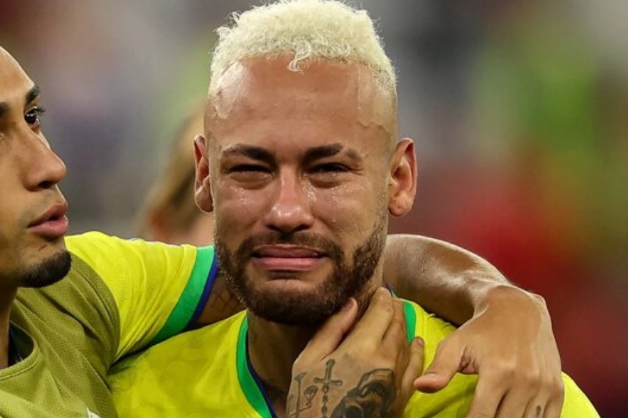 تصویر خداحافظی نیمار از تیم ملی فوتبال برزیل؟