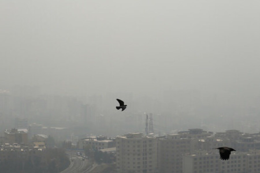 تصویر کیفیت هوای اراک در وضعیت بنفش قرار گرفت