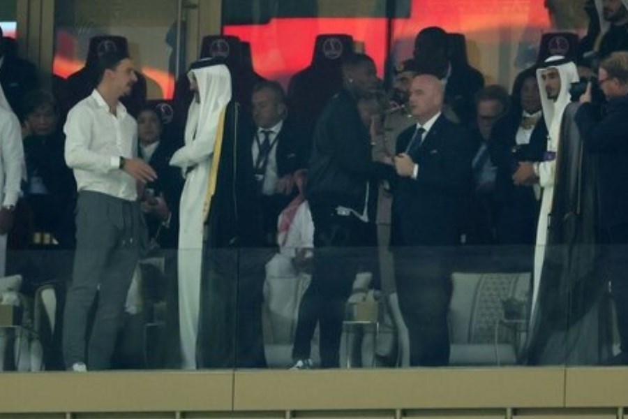 خنده‌های امیر قطر با زلاتان ابراهیموویچ در فینال جام جهانی + عکس