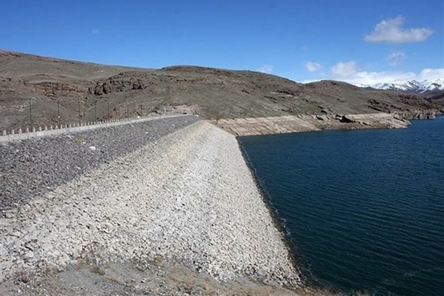 کاهش آب سد تَهَم زنجان