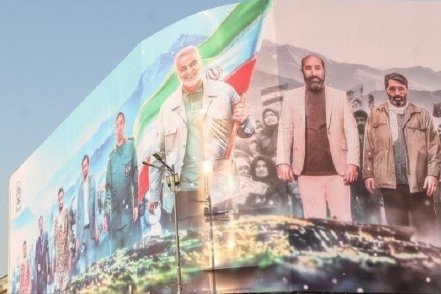 افتتاح بزرگترین دیوارنگاره ایران + عکس