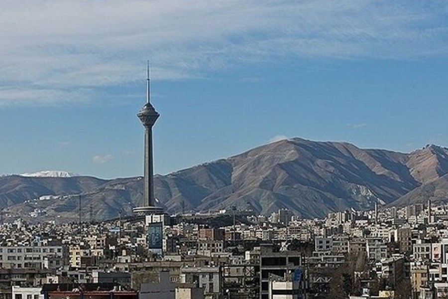 تصویر وزش باد شدید در تهران&#47; بارش برف و باران در شهر خواهیم داشت؟