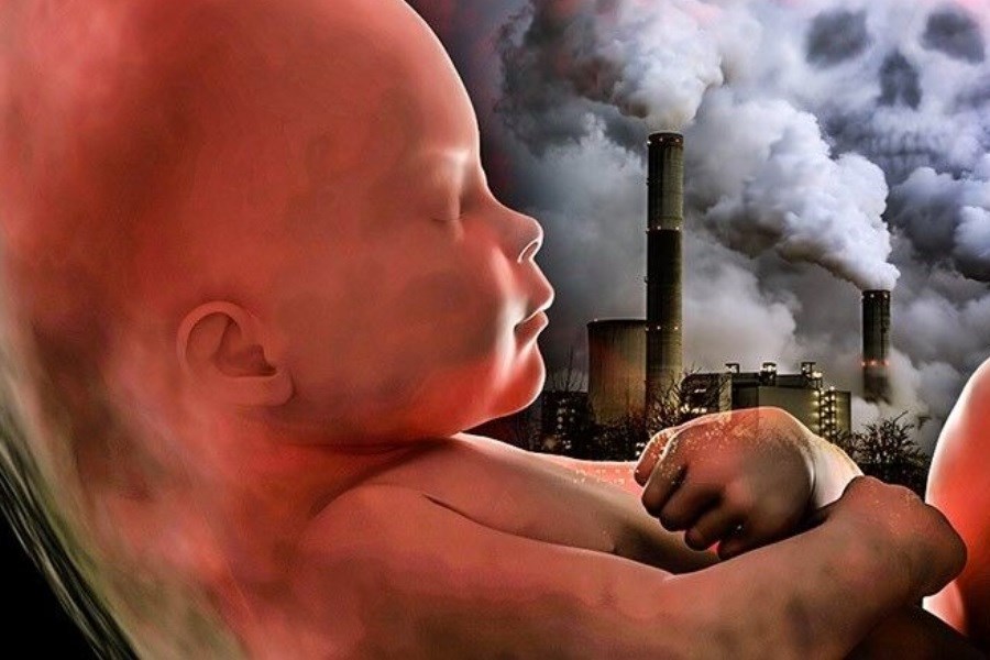 تصویر آلودگی هوا باعث افزایش تولد جنین‌های مرده می‌شود